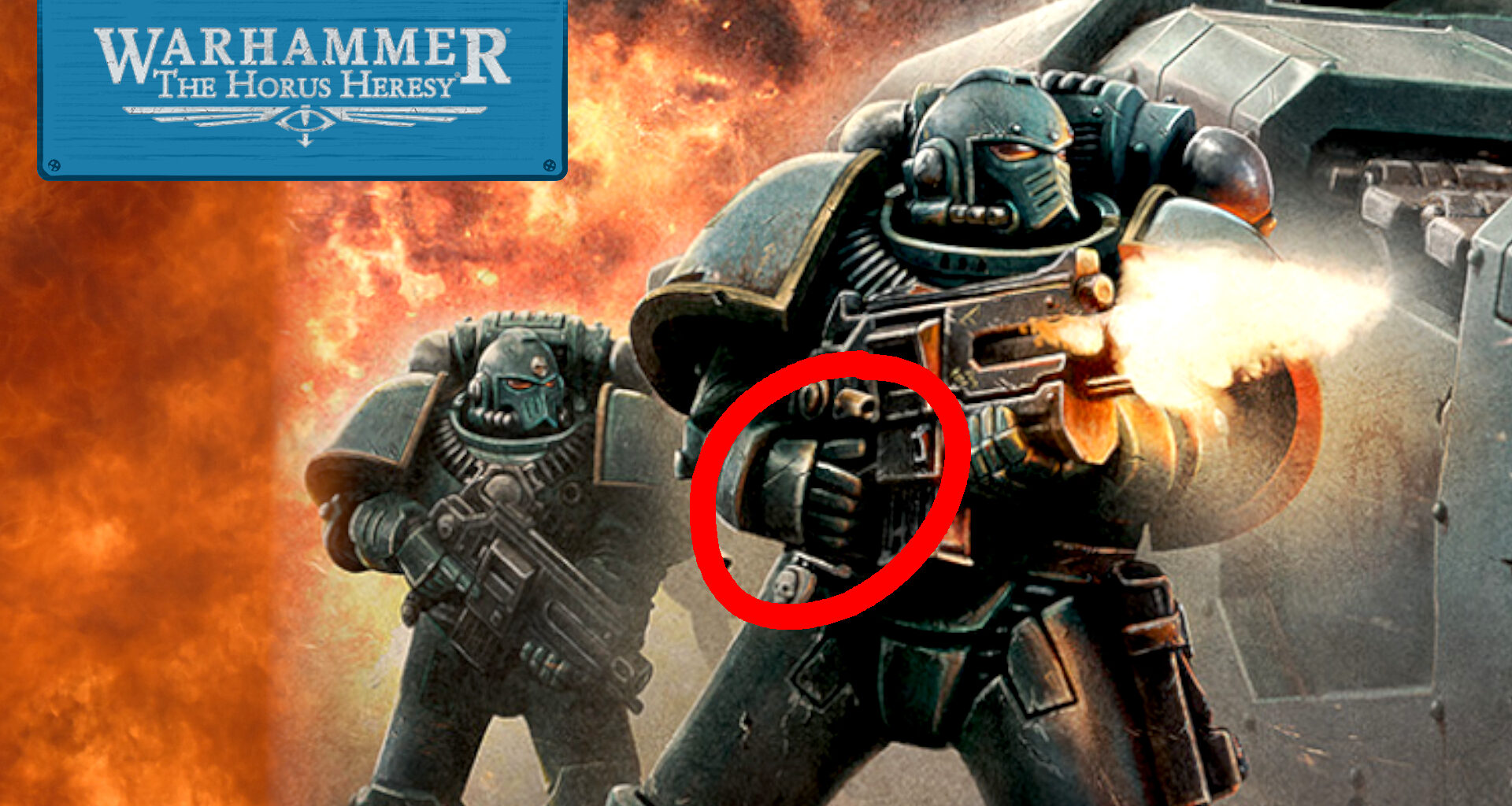 Does a six-fingered Space Marine point to AI in Warhammer adverts?