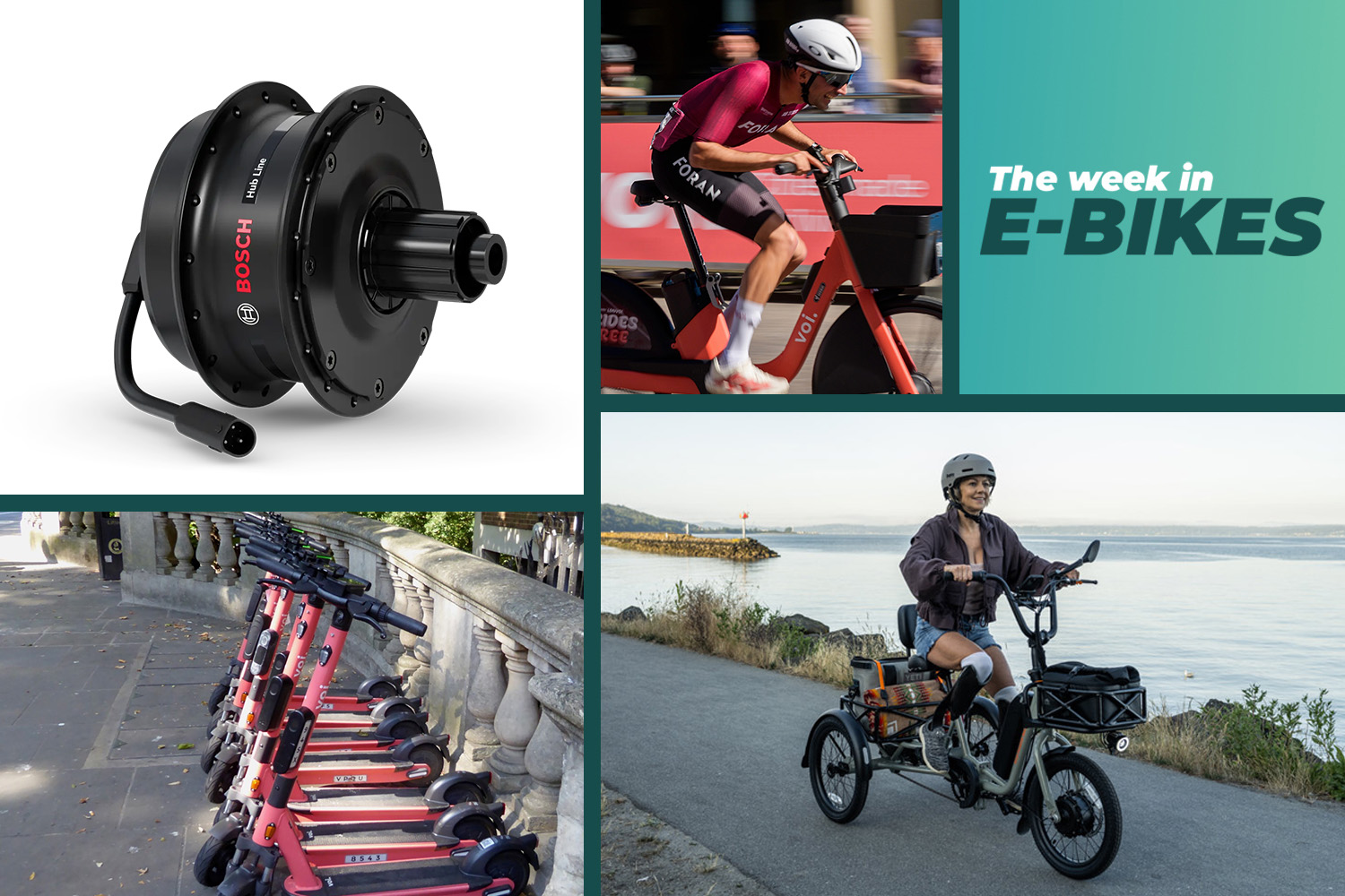 Bosch unveils its first hub motor, semi-pro wins Voi Bike Challenge at Nocturne crit race, Florida sets close pass law + more - Cycling News | electric bike reviews, buying advice and news
