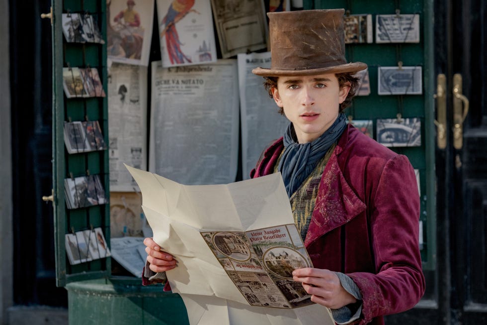 Timothée Chalamet in Wonka timothee chalamet in wonka