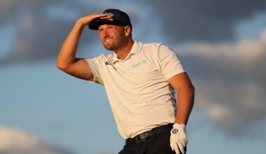 Wyndham Clark takes a big lead into the final round of the US Open... but there's a big threat in the distance.