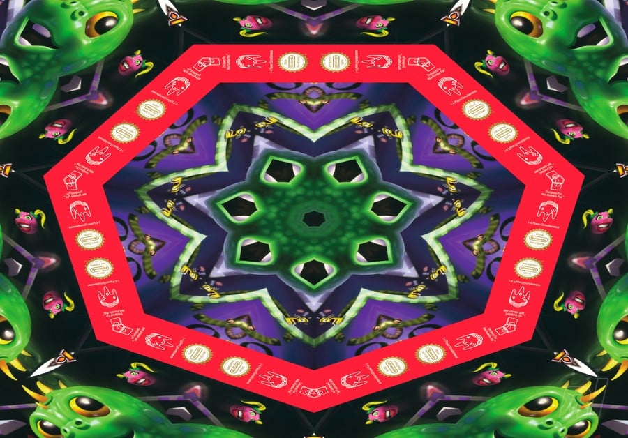 You leave a game next to your kaleidoscope for too long and look what happens!