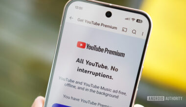 YouTube Premium landing page on the YouTube app.