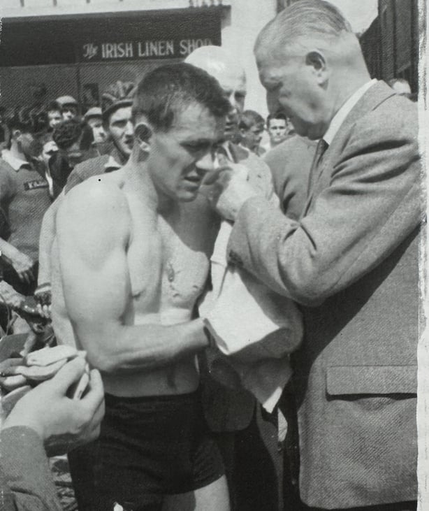 An Injured Mick Murphy
