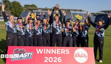 Glamorgan lift the League Two T20 Blast trophy