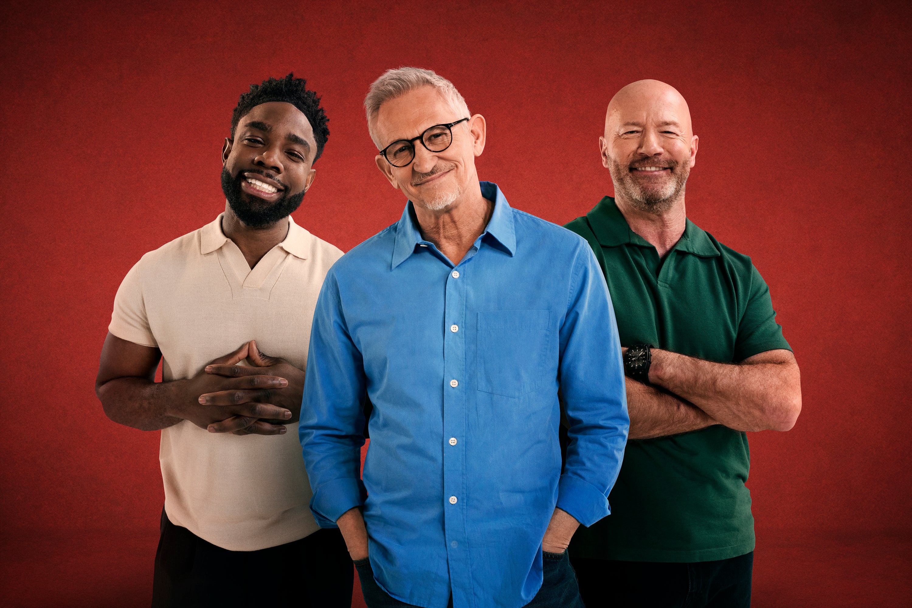 Gary Lineker, Alan Shearer, and Micah Richards