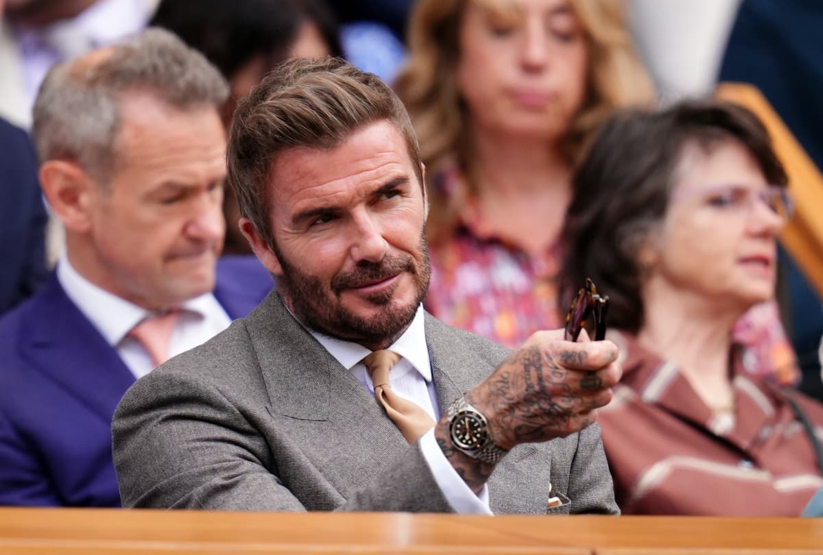 David Beckham thanked by Wimbledon star for staying after celeb snub - London Evening Standard