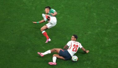 Why Jarell Quansah was sent off in England’s World Cup clash with Mexico