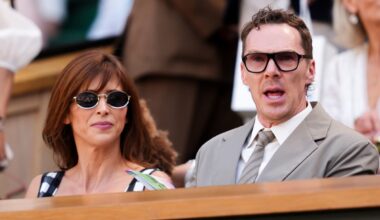 Benedict Cumberbatch and his wife among stars in Royal Box at Wimbledon on Day 9 - London Evening Standard