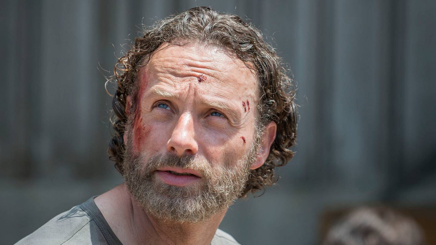 Andrew Lincoln as Rick Grimes - The Walking Dead _ Season 5, Episode 1 - Photo Credit: Gene Page/AMC