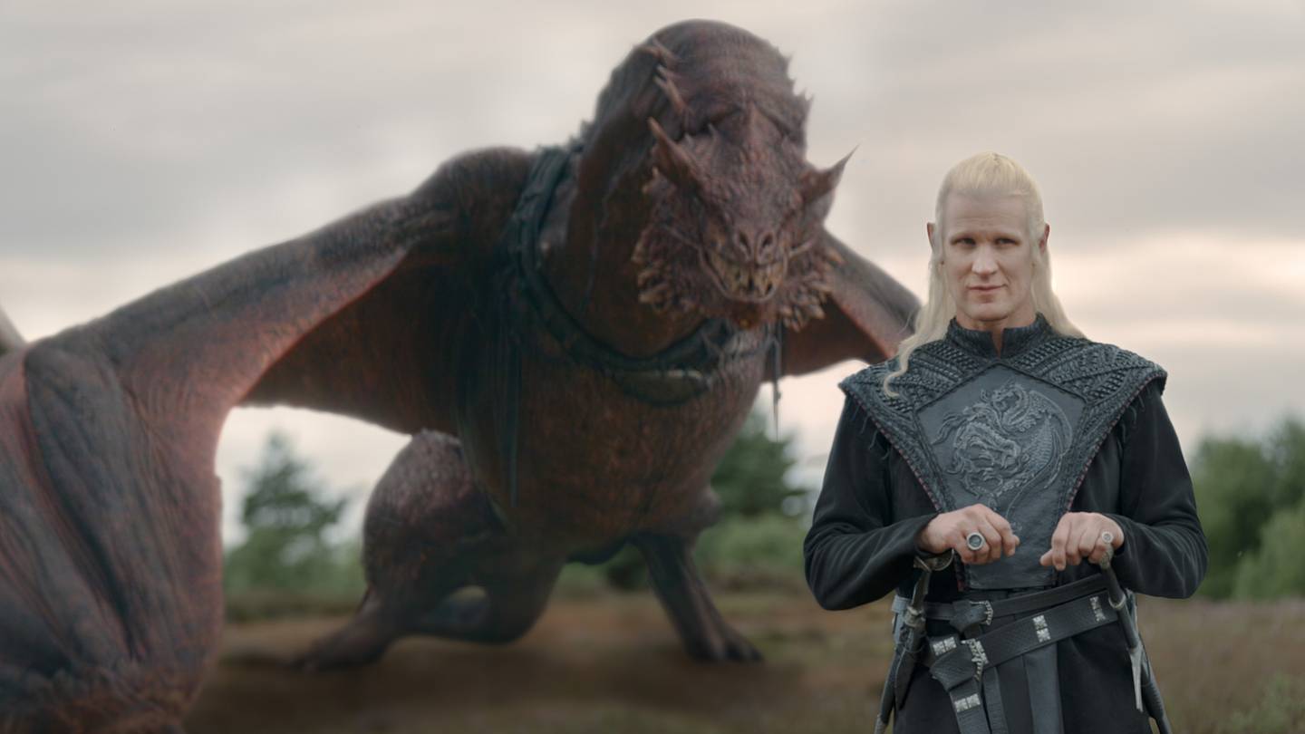 Emma D'Arcy (Rhaenyra Targaryen) in House of the Dragon season 3 episode 6.