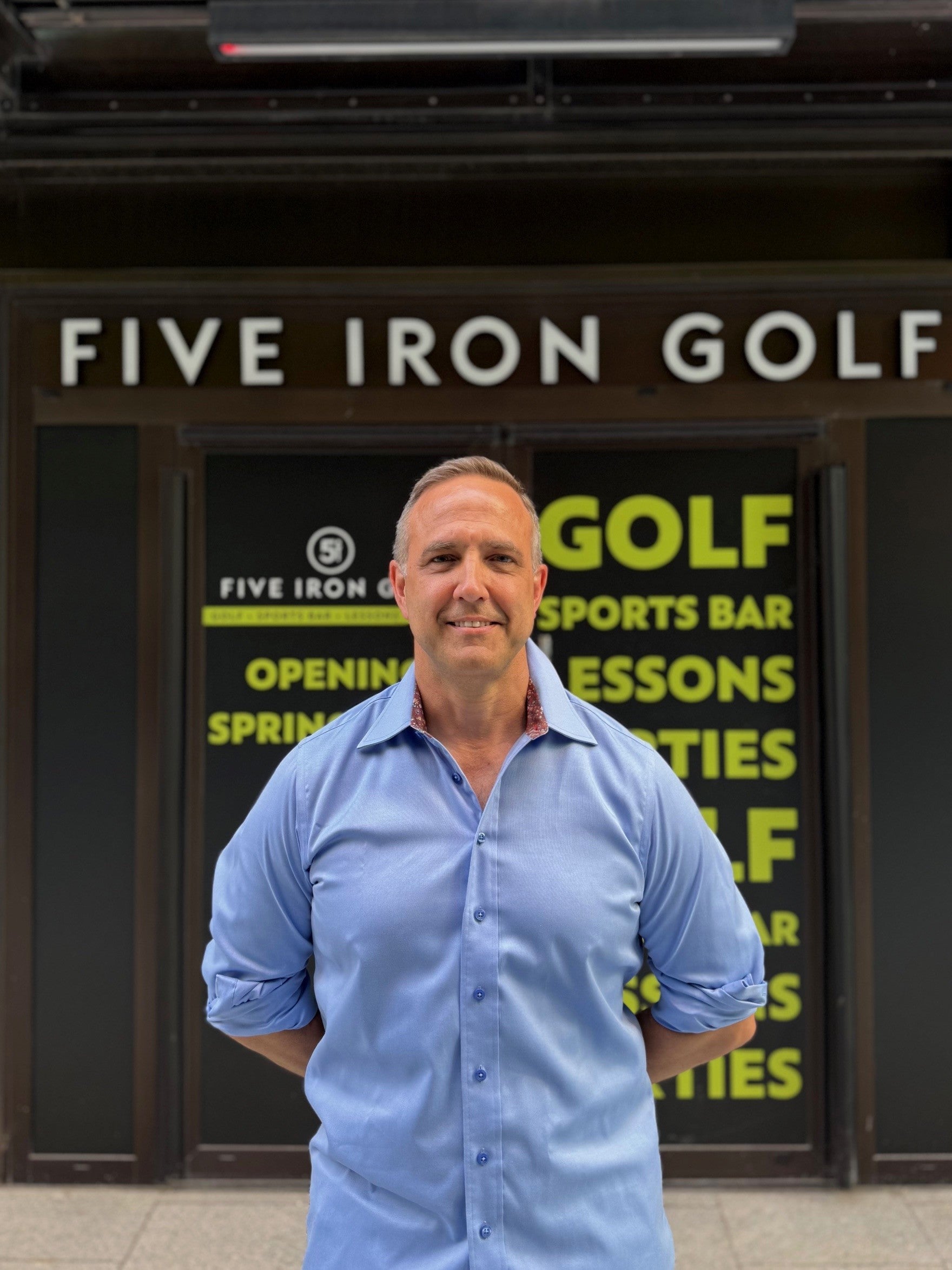 Eric Parker, chief executive of Five Iron UK, hopes to launch 10 sites