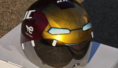 Weird graphics aren’t dead – Iron Man HJC helmet debuts at Tour de France stage 16 time trial 