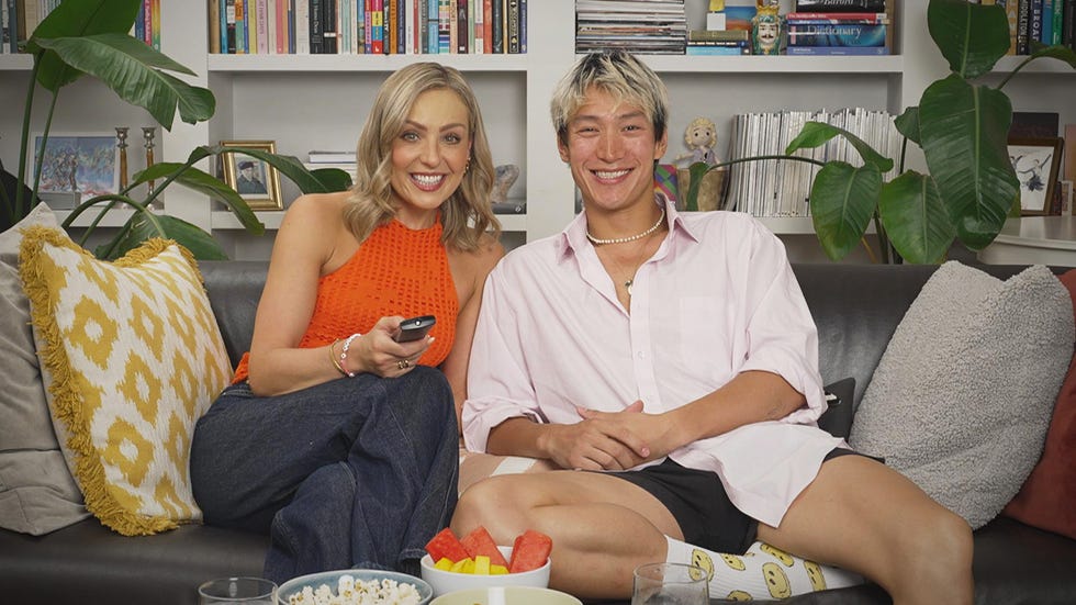 amy dowden, carlos gu, celebrity gogglebox