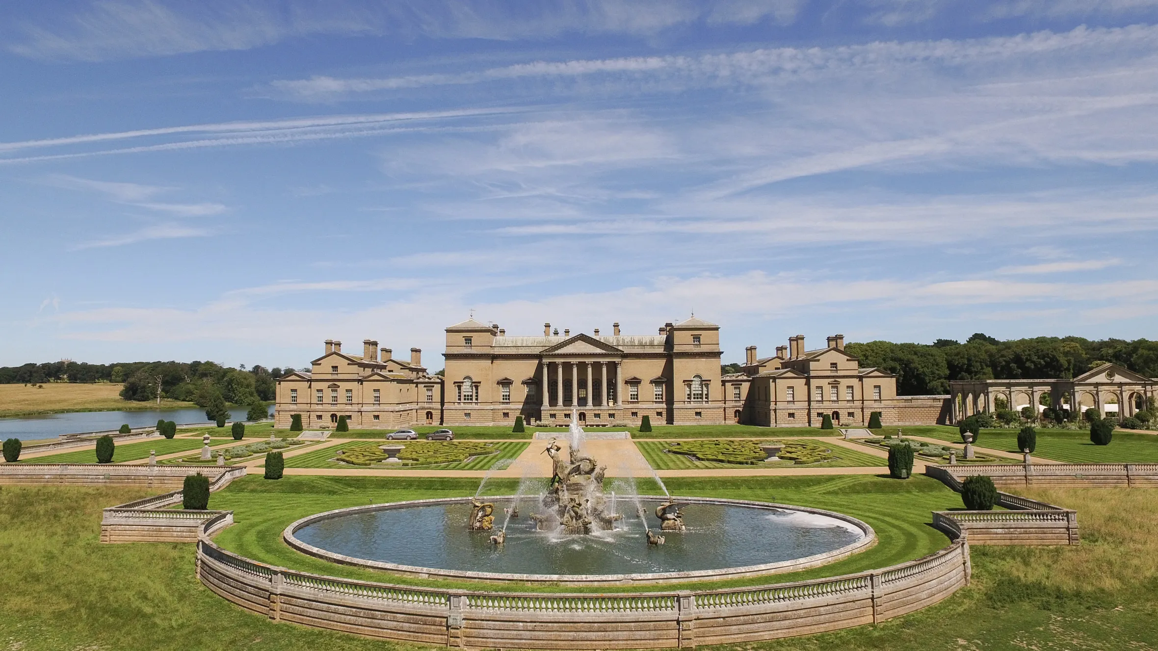 Holkham Hall, South facade.