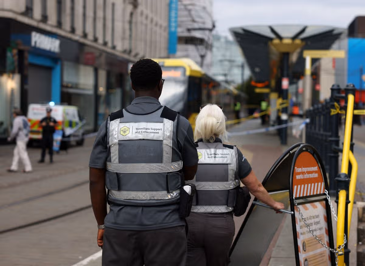 The incident at the Market Street tram stop