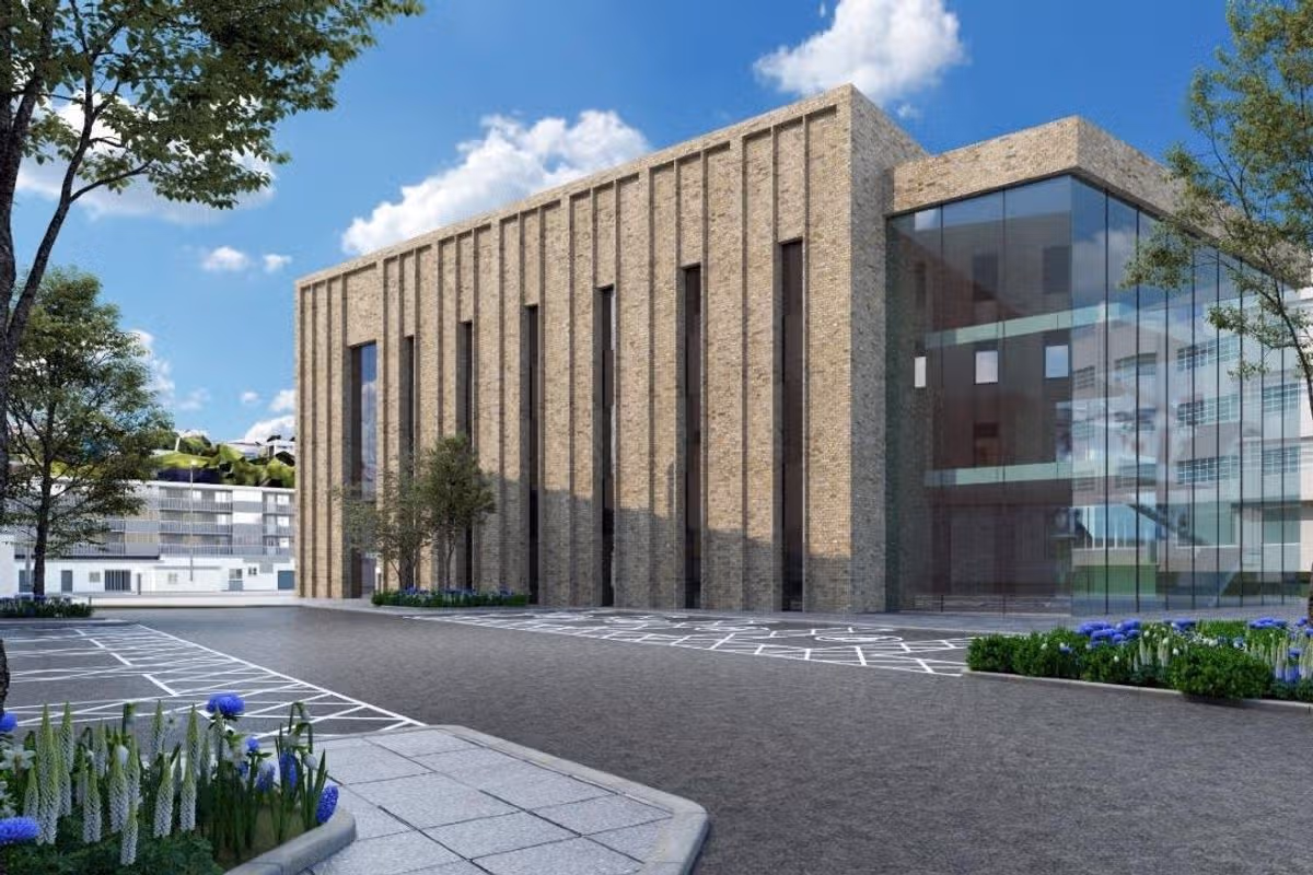 An artist's impression of the second community diagnostics centre for Plymouth