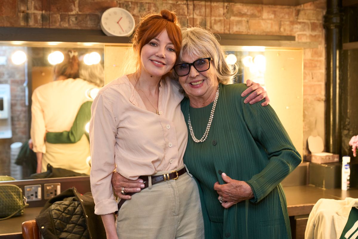 Diane and Sue at the BBC Comedy Festival in Liverpool