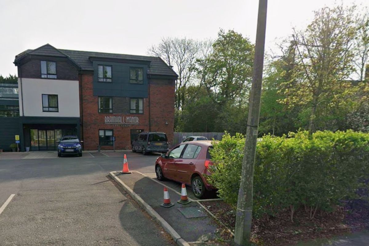 Bramhall Manor care home, in Hardy Drive, Bramhall