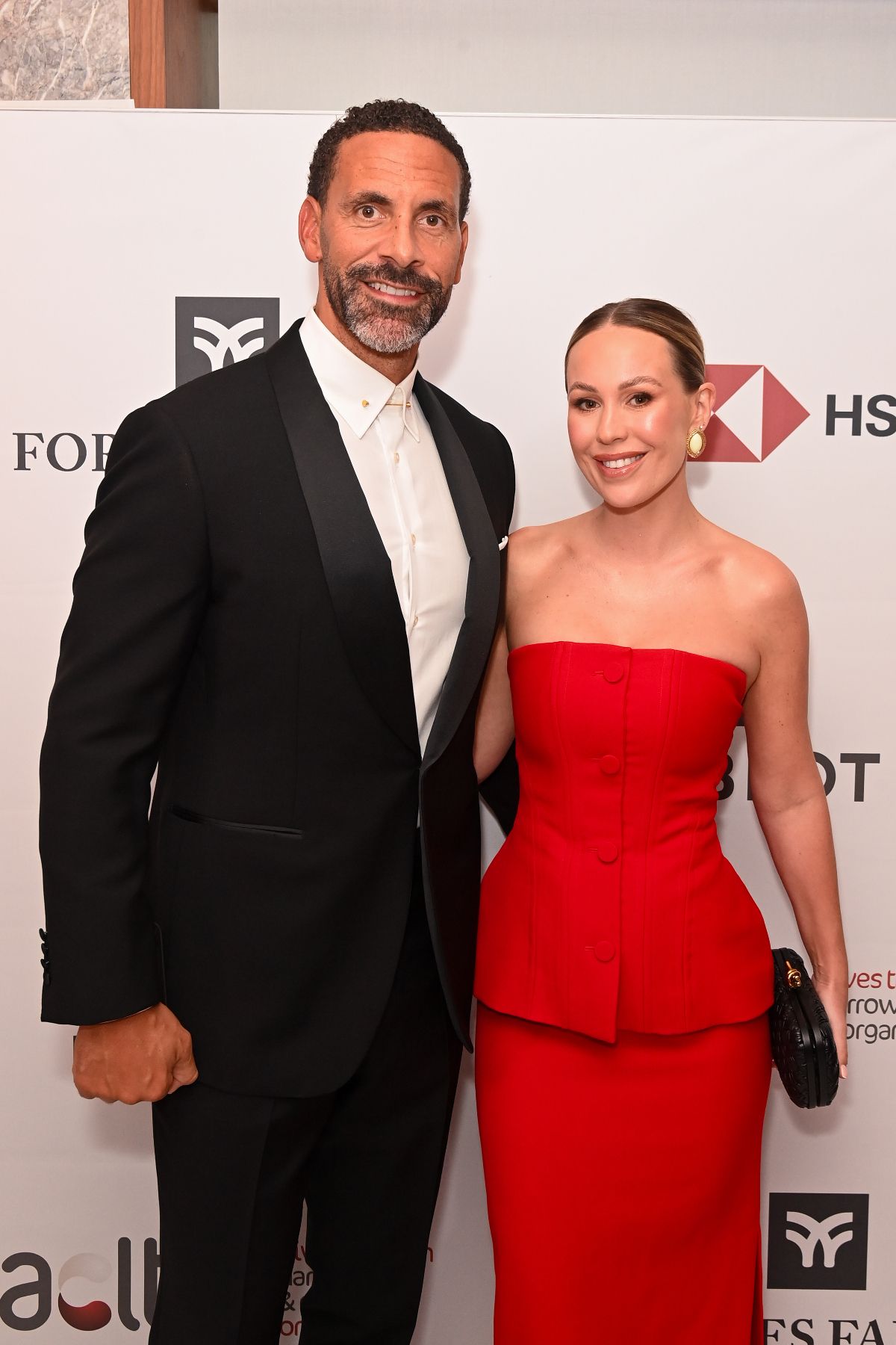 Rio Ferdinand with Kate