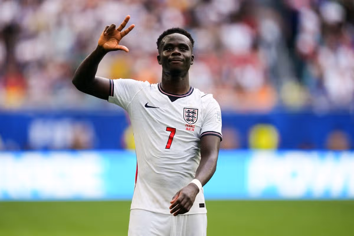 Bukayo Saka was the hat-trick hero for England as they finished third in the 2026 World Cup.