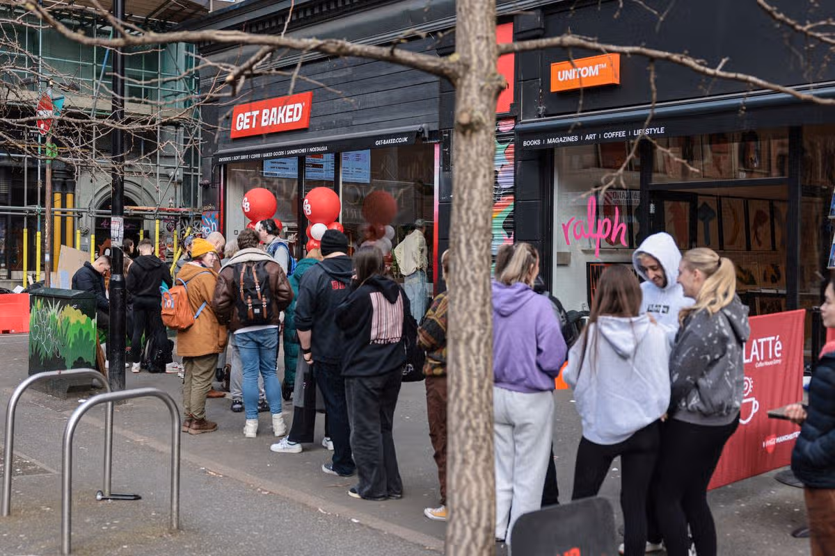 Viral bakery Get Baked was met with huge queues when it opened in Manchester last year