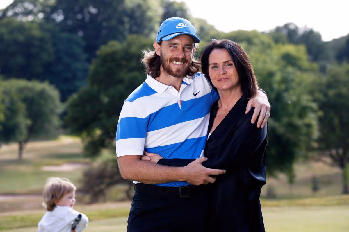 Tommy Fleetwood and his wife Clare