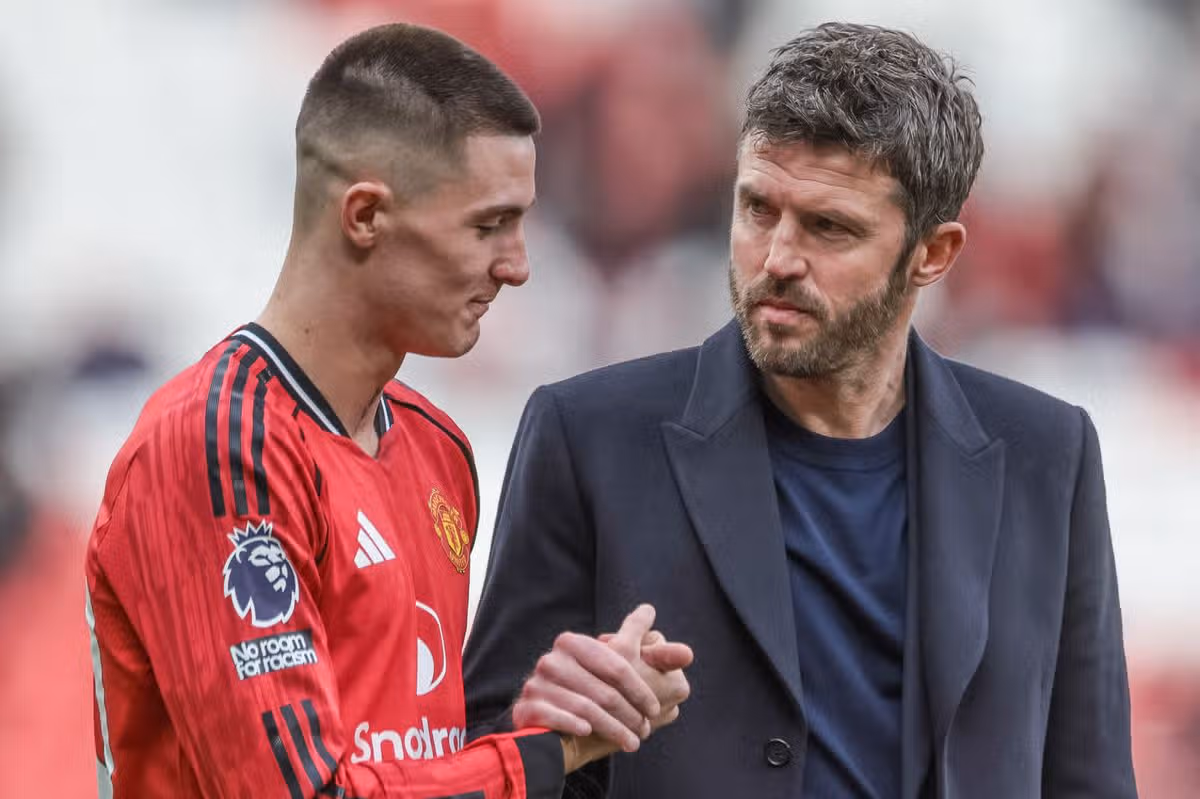 Michael Carrick has placed his faith in Benjamin Sesko at Manchester United