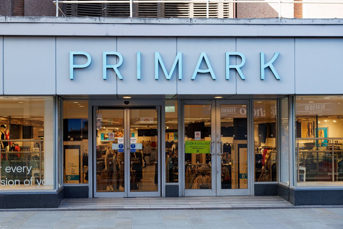 A branch of the Irish-owned fast fashion chain Primark in Derby,
