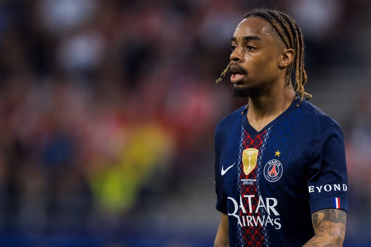 PSG forward Bradley Barcola.