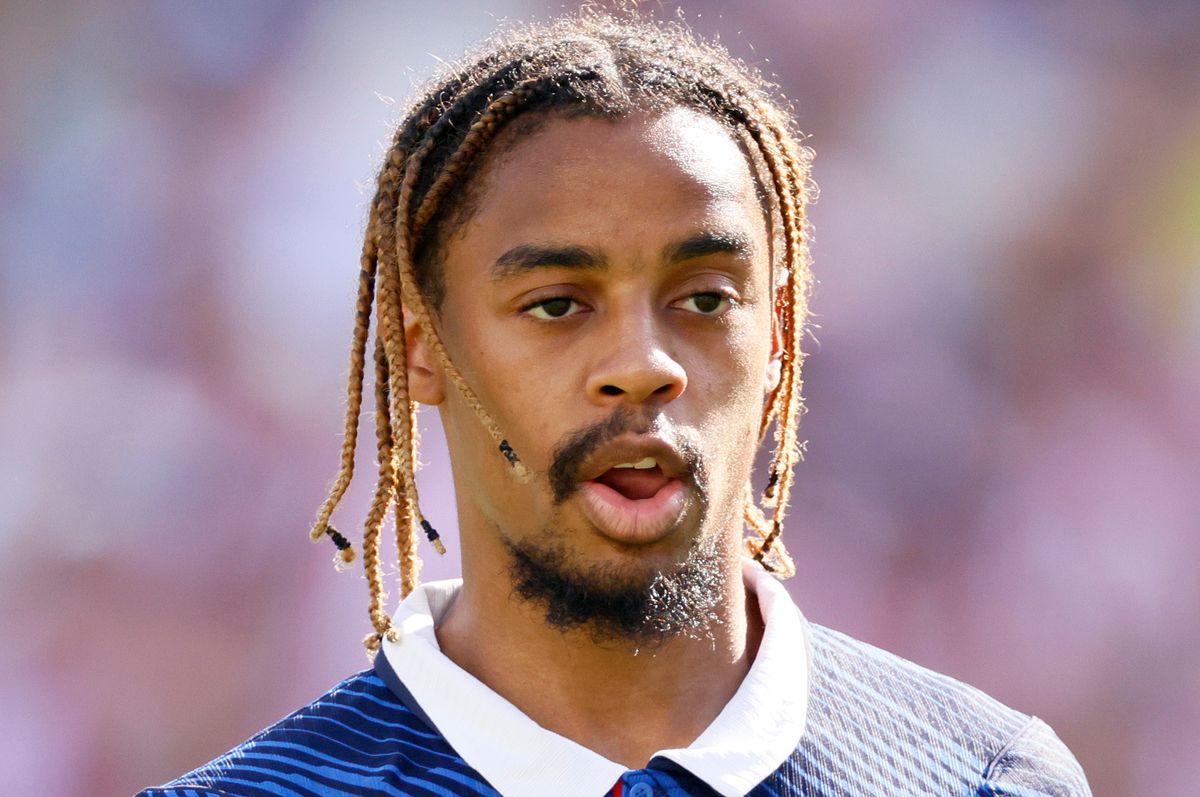 Bradley Barcola of France and Paris Saint-Germain
