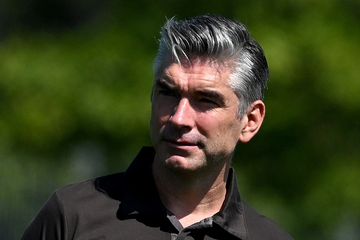 Liverpool sporting director Richard Hughes during an U21 training session at AXA Training Centre on July 9 2026 in Kirkby