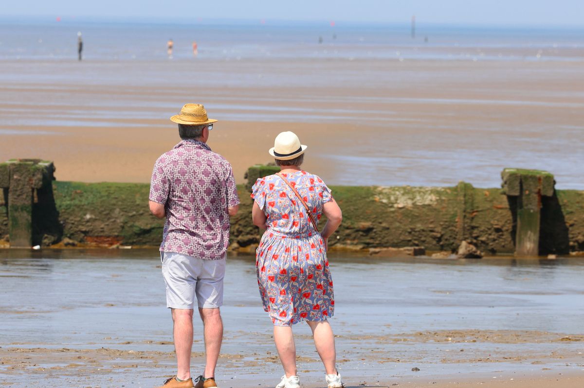 Heatwave on Crosby Beach
