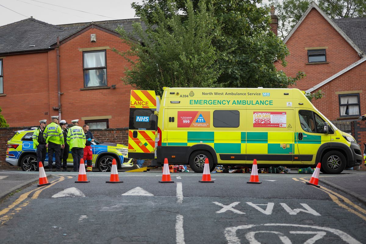 Officers followed a car that was being 'driven dangerously' before the collision