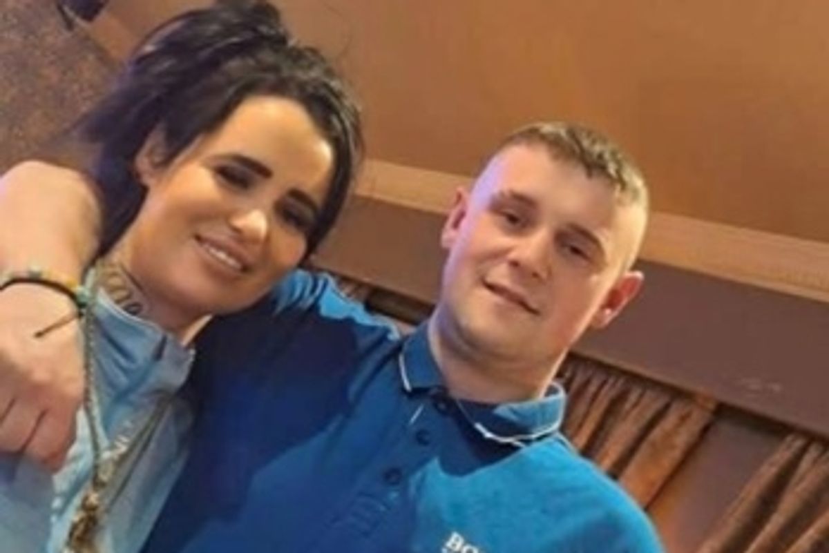 Nathan Bushby, 32, who died after an incident on Yarm Lane, Stockton, pictured with his sister