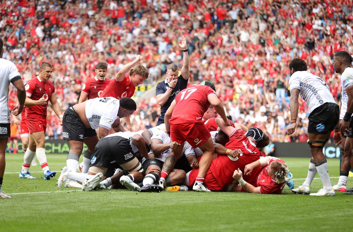 Wales utilised their driving maul to huge effect