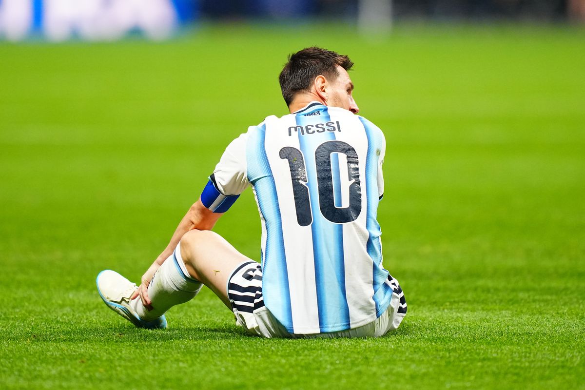Lionel Messi of Argentina