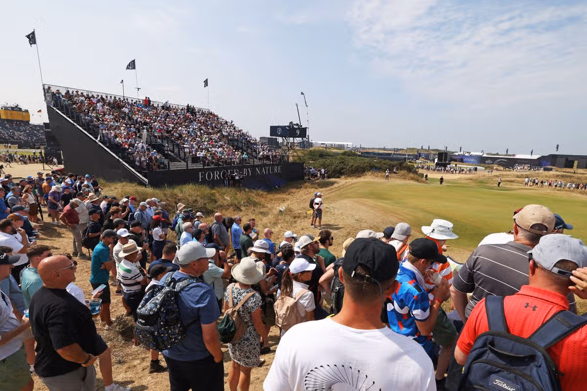 Crowds at the 154th Open at Royal Birkdale