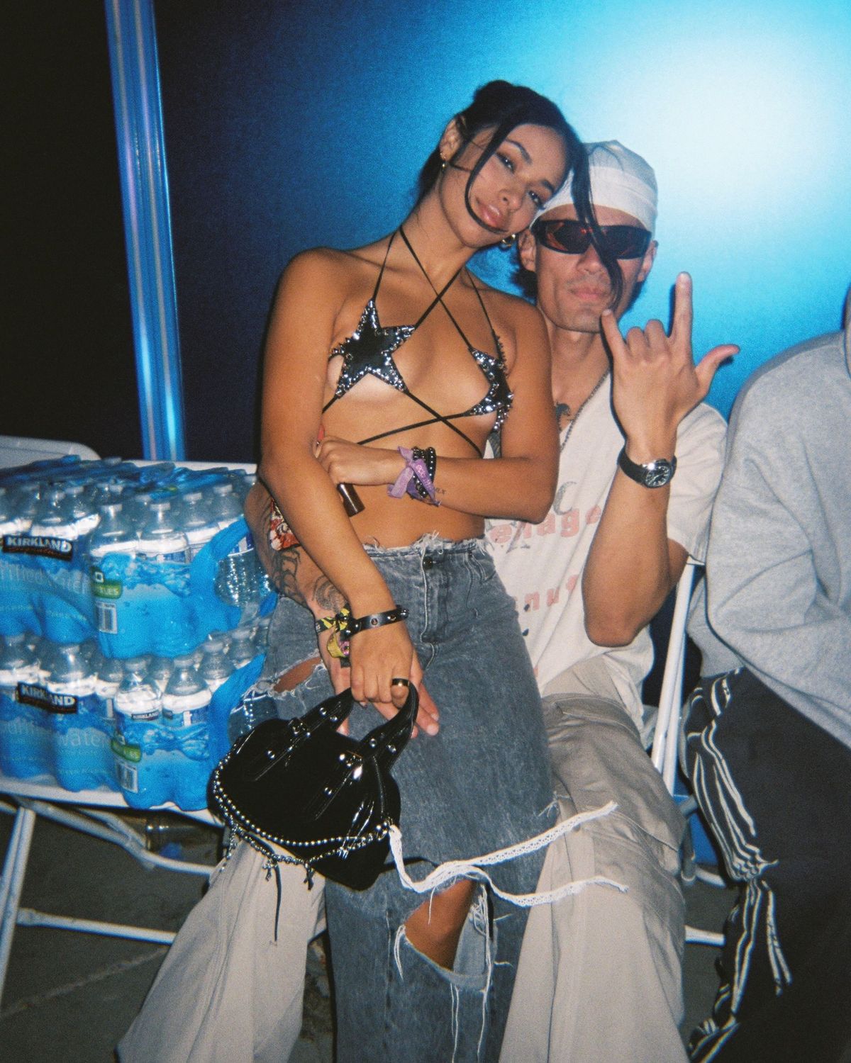 Brandon with his girlfriend (Kennedy News and Media)
