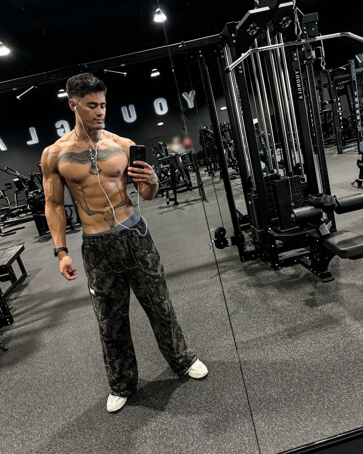 Brandon at the gym (Kennedy News and Media)