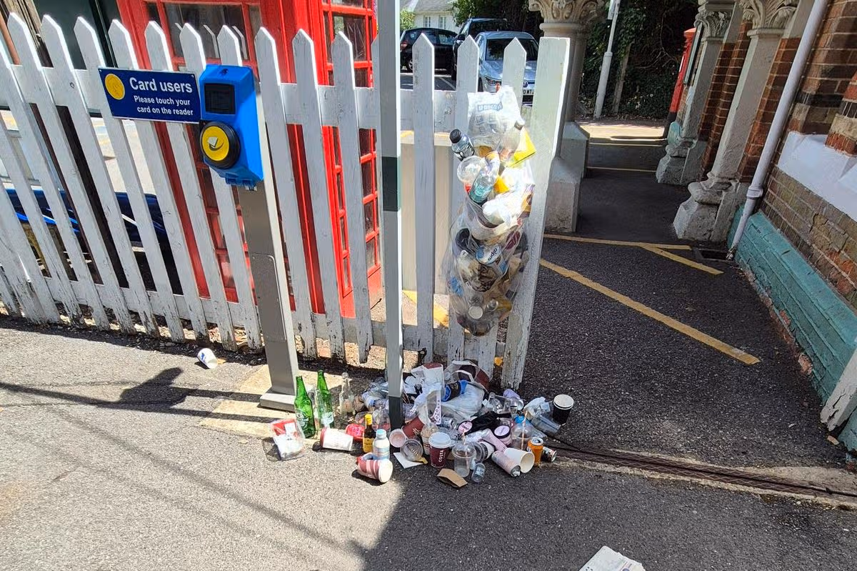 Litter at Box Hill 5th July