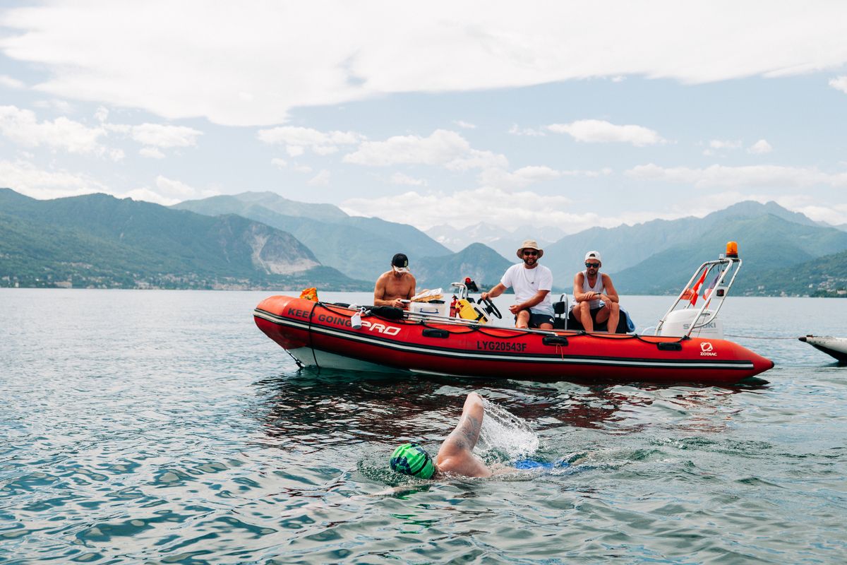 Neil taking on Lake Maggiore in June 2026