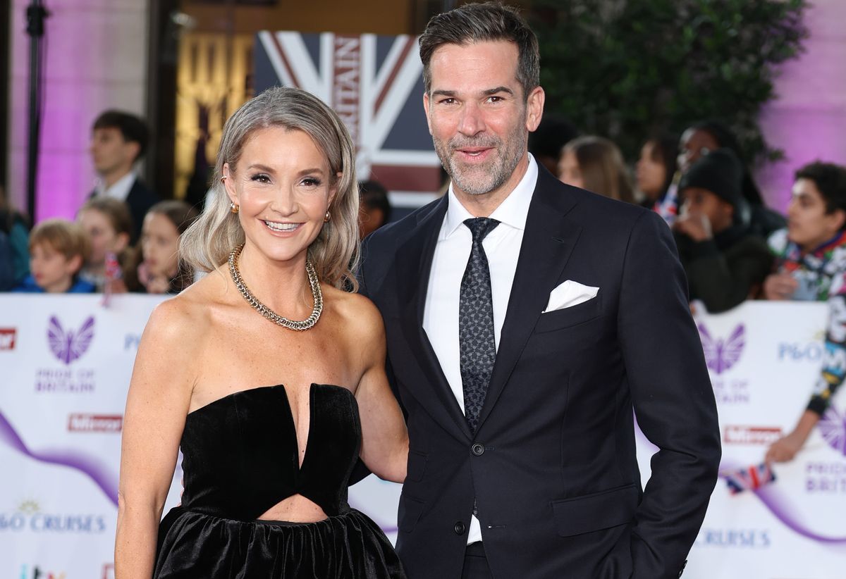 The TV star also shut down speculation she had been dating co-star Gethin Jones