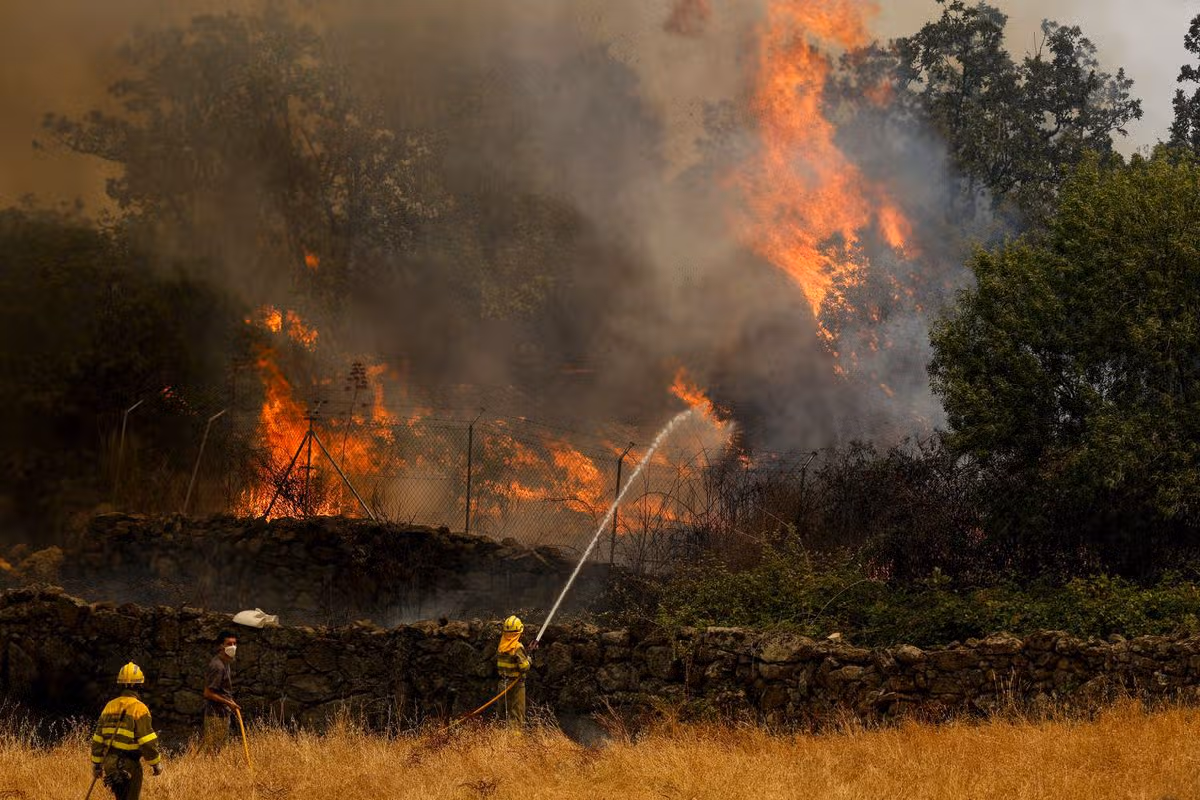 Two fire fighters have sadly died