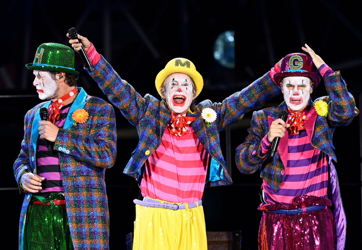 Howard Donald, Mark Owen and Gary Barlow