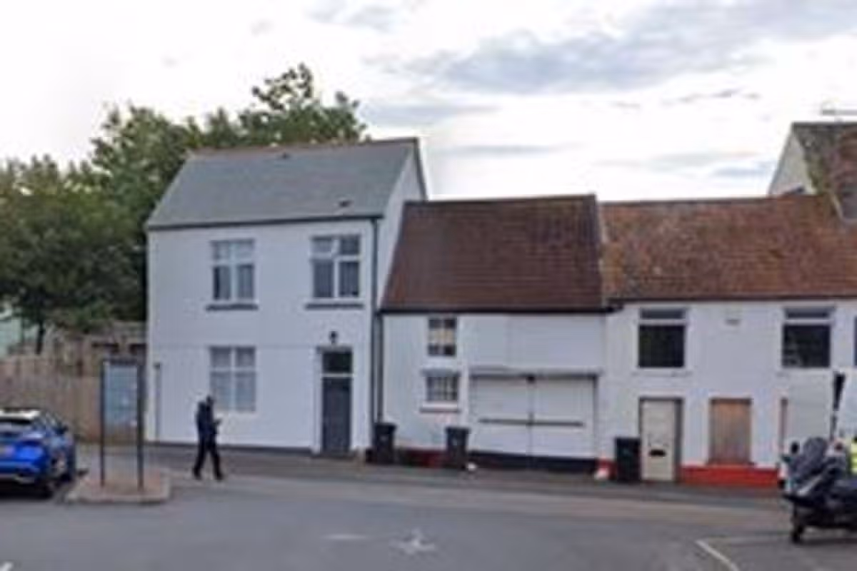 The empty plot off Paiges Lane, Barnstaple