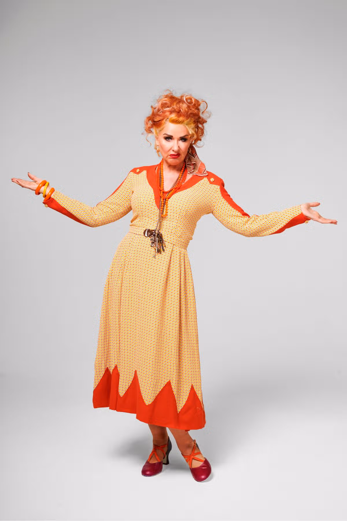 Claire Sweeney as Miss Hannigan in Annie