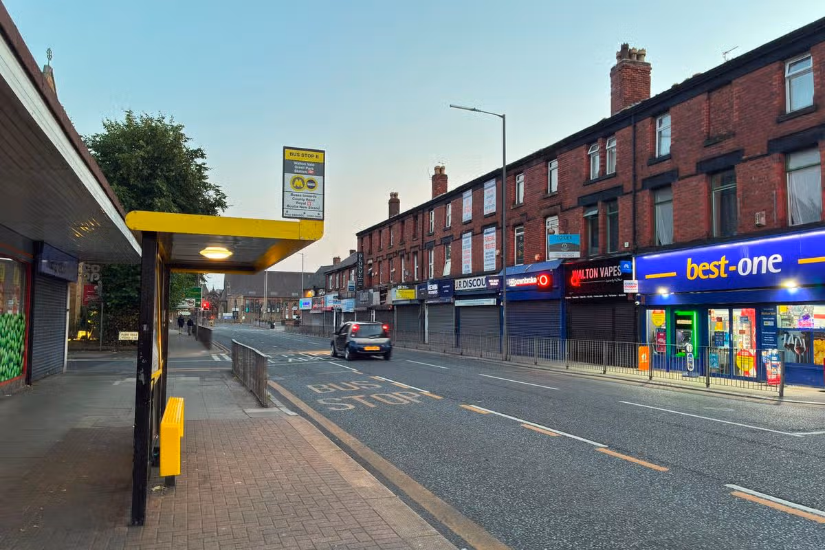 Emergency services were called to Walton Vale on Friday evening