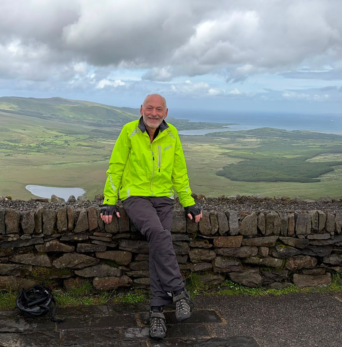 Bill Dodds, who has cycled more than 21,000 miles in 27 countries