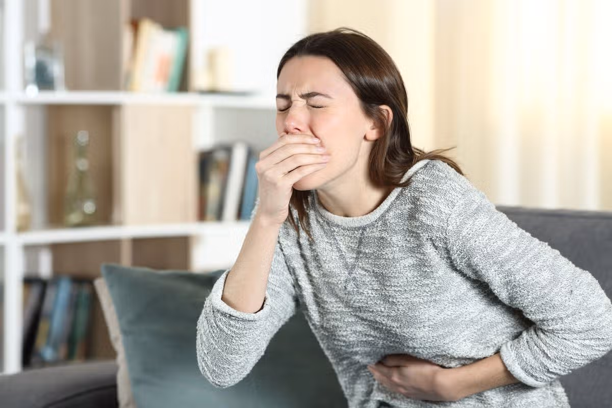 Stomach acid can damage teeth