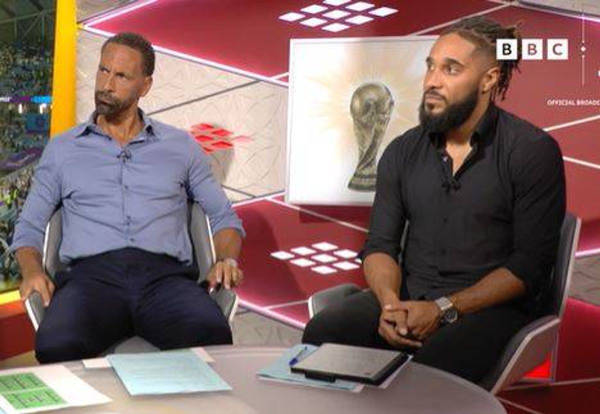 BBC pundits Rio Ferdinand and Ashley Williams
